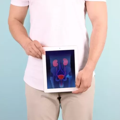 Información sobre incontinencia urinaria en el hombre dentro del ámbito urológico.